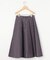 ジオメトリックフラワージャガード フレアスカート