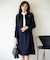 【VERY3月号掲載・KUMIKYOKU NAVY】ジョーゼットシフォン ブラウス