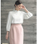【VERY3月号掲載・KUMIKYOKU NAVY】ジョーゼットシフォン ブラウス