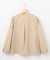コットンライクツイル ノーカラーショート丈コート
