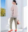 【洗える・ストレッチ】プランタンカラークロップド パンツ