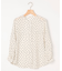 ドットジョーゼットプリント ブラウス