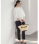 【WEB限定】フラワーレース ペプラムトップス