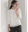 【WEB限定】フラワーレース ペプラムトップス