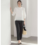 【WEB限定】フラワーレース ペプラムトップス