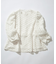【WEB限定】フラワーレース ペプラムトップス