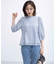 【WEB限定】フラワーレース ペプラムトップス