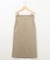 【WEB限定】サテンストレッチ Iラインスカート
