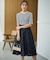 ベーシックリブTシャツ