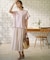 【WEB限定】シアープリーツライクシフォン パンツ