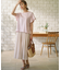 【WEB限定】シアープリーツライクシフォン パンツ