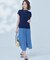 【WEB限定】シアープリーツライクシフォン パンツ