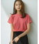 【洗える・6色展開】ポケット付き 半袖ニット