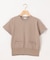【洗える・6色展開】ポケット付き 半袖ニット