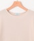 【WEB限定】コットンポリエステル5分袖リラクシー ニット