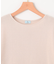 【WEB限定】コットンポリエステル5分袖リラクシー ニット
