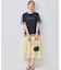 【WEB限定】ステッチストライプドビー ギャザースカート