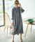 【WEB限定】クレープストレッチ シャツワンピース