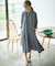 【WEB限定】クレープストレッチ シャツワンピース
