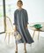 【WEB限定】クレープストレッチ シャツワンピース