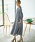 【WEB限定】クレープストレッチ シャツワンピース