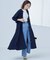 【WEB限定】クレープストレッチ シャツワンピース