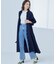 【WEB限定】クレープストレッチ シャツワンピース