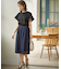 【UVケア・接触冷感】GIZAプレーティング天竺フリルスリーブ Tシャツ