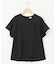 【UVケア・接触冷感】GIZAプレーティング天竺フリルスリーブ Tシャツ