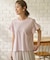 【UVケア・接触冷感】GIZAプレーティング天竺フリルスリーブ Tシャツ