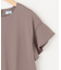 【UVケア・接触冷感】GIZAプレーティング天竺フリルスリーブ Tシャツ