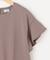 【UVケア・接触冷感】GIZAプレーティング天竺フリルスリーブ Tシャツ