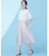 【WEB限定】エアリーフラワージャガード フレアスカート