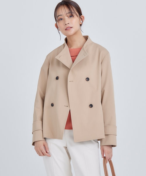 WEB限定】2WAYライトトレンチ ショートコート｜クミキョクの通販