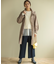 【前後着用可】コットンカシミヤ混2WAYケーブル ニット