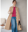 【前後着用可】コットンカシミヤ混2WAYケーブル ニット
