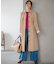 【前後着用可】コットンカシミヤ混2WAYケーブル ニット