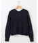 【前後着用可】コットンカシミヤ混2WAYケーブル ニット
