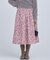 ニュアージュフラワープリント スカート