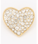 ハートストーンブローチ