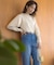 【WEB限定】ELENAスパンコールバックパール ニット