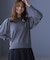 【WEB限定】ELENAスパンコールバックパール ニット