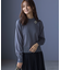 【WEB限定】ELENAスパンコールバックパール ニット