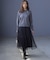 【WEB限定】ELENAスパンコールバックパール ニット