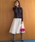 【WEB限定】ELENAスパンコールバックパール ニット