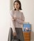 【WEB限定】ELENAスパンコールバックパール ニット