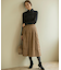 【前後着用・手洗い可】ELENAスパンコール襟デザイン ニット