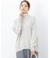 ウールカシミヤミックス ロールネックニット