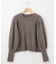 【WEB限定】フラッフィーファー パフスリーブニット