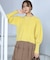 【WEB限定】フラッフィーファー パフスリーブニット